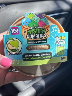 RMS Apple Scented Green Holographic Edition Squishy Dumpling HTF